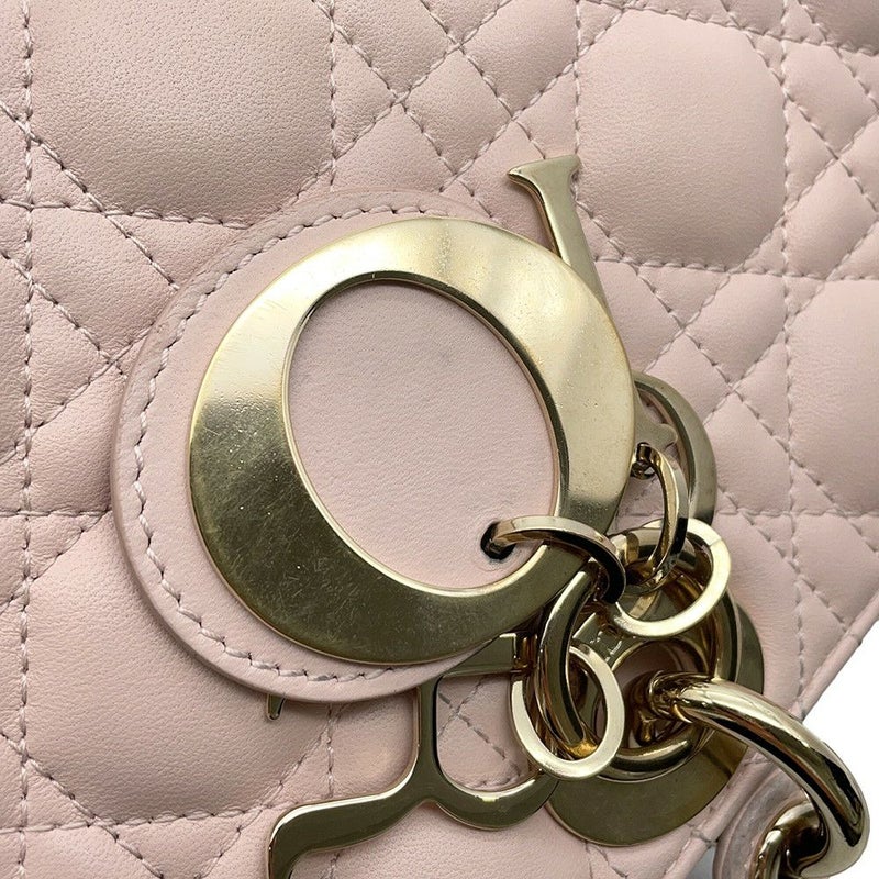 クリスチャン・ディオール ハンドバッグ カナージュ Lady D-Joy ミディアム Christian Dior 3wayショルダーバッグ