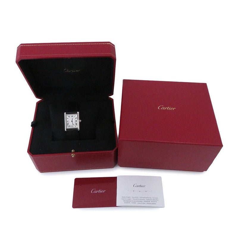 カルティエ タンク マスト LM WSTA0059 Cartier 腕時計 シルバー文字盤 ソーラービート