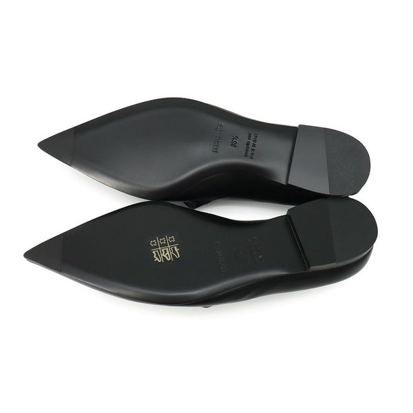 エルメス バレエシューズ ケリー レディースサイズ36 1/2 HERMES 靴 黒