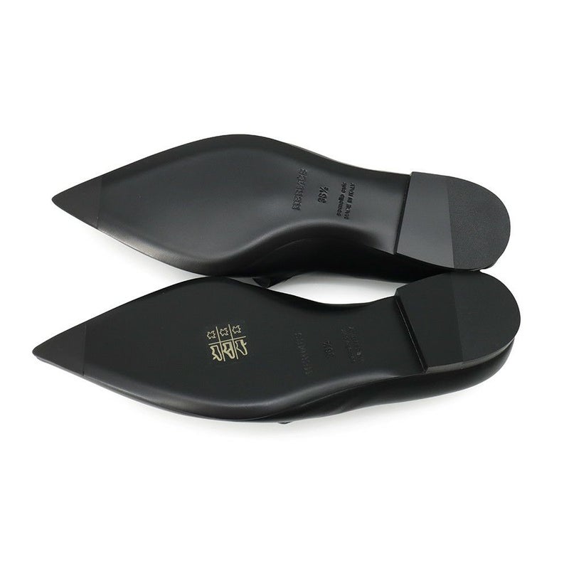 エルメス バレエシューズ ケリー レディースサイズ36 1/2 HERMES 靴 黒