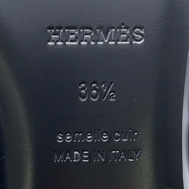 エルメス バレエシューズ ケリー レディースサイズ36 1/2 HERMES 靴 黒