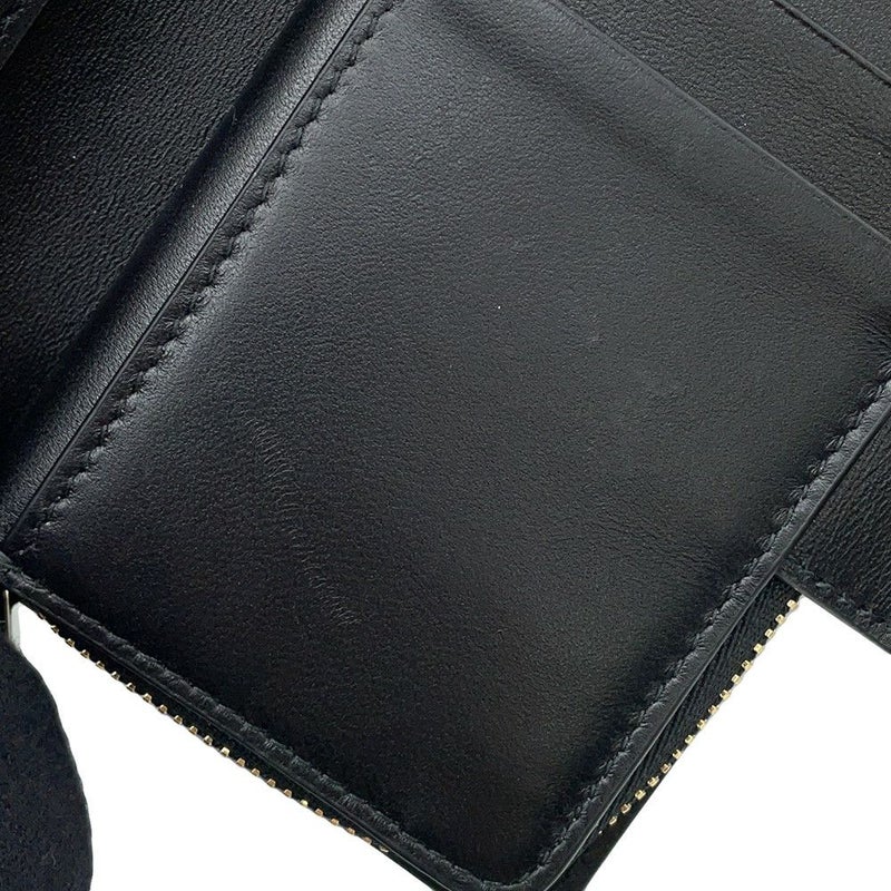 クリスチャン・ディオール 二つ折り財布 My Dior Dittany ウォレット ラムスキン S6022ONMJ Christian Dior 黒