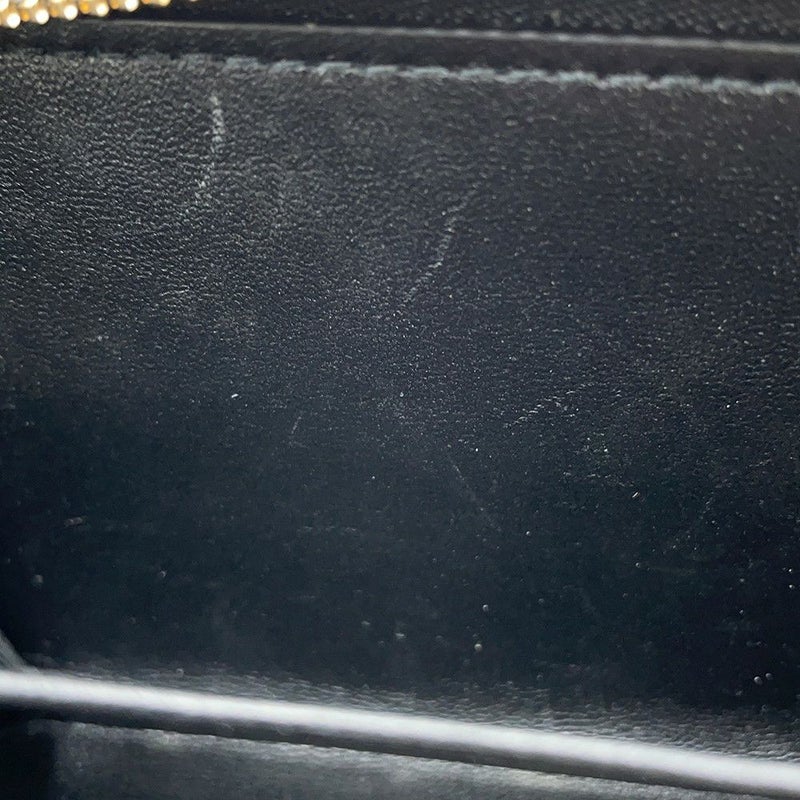 クリスチャン・ディオール 二つ折り財布 My Dior Dittany ウォレット ラムスキン S6022ONMJ Christian Dior 黒