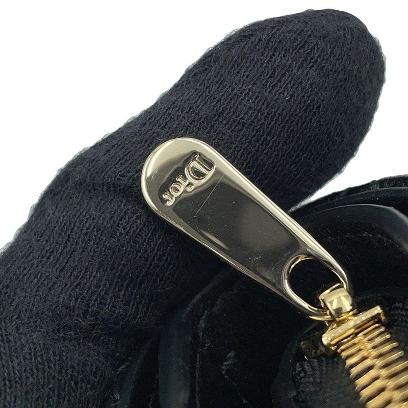 クリスチャン・ディオール 二つ折り財布 My Dior Dittany ウォレット ラムスキン S6022ONMJ Christian Dior 黒