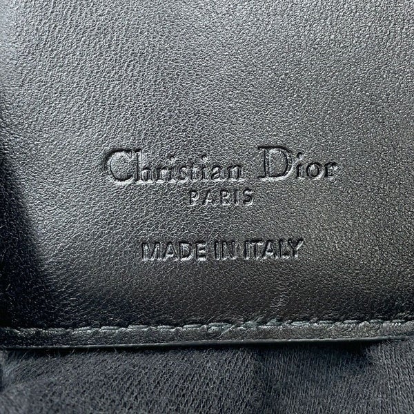 クリスチャン・ディオール 二つ折り財布 My Dior Dittany ウォレット ラムスキン S6022ONMJ Christian Dior 黒