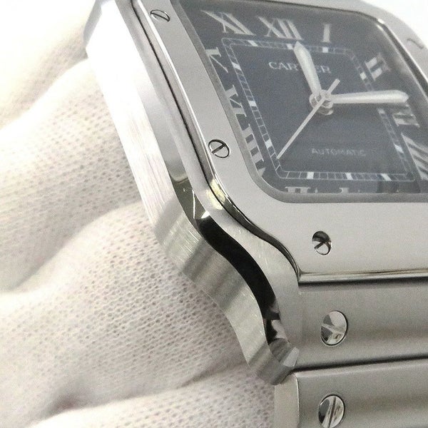 カルティエ サントス ドゥ カルティエ ミディアムモデル WSSA0063 Cartier 腕時計 ブルー文字盤