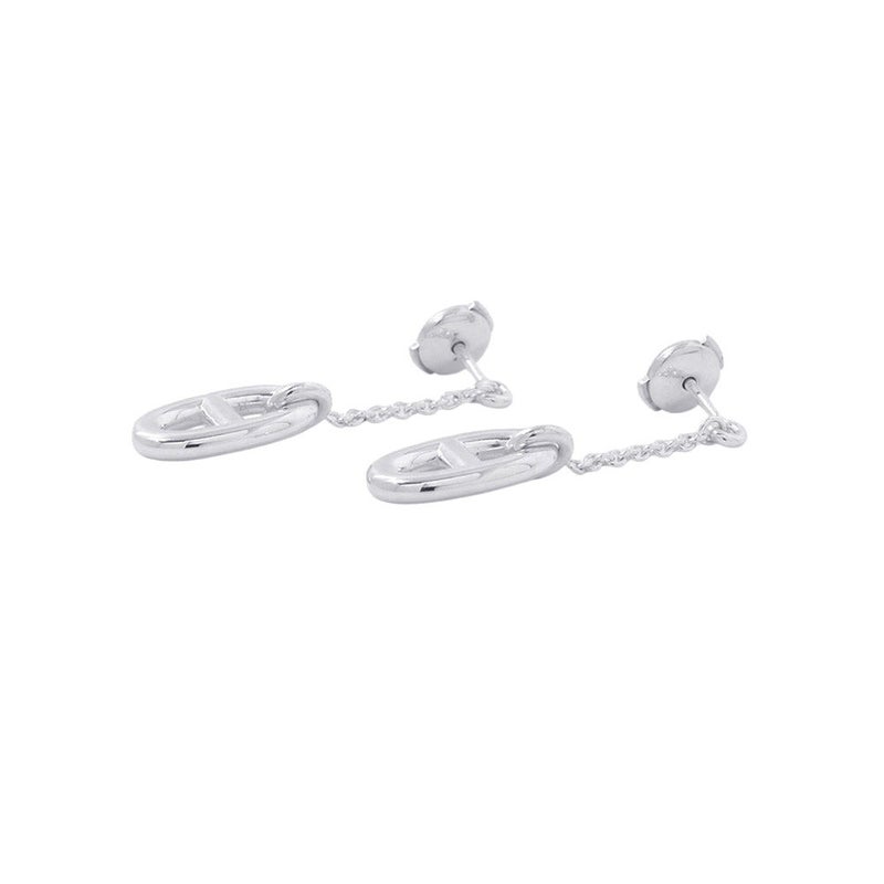 エルメス ピアス シェーヌダンクル ファランドール Earrings SV925シルバー HERMES ジュエリー イヤリング