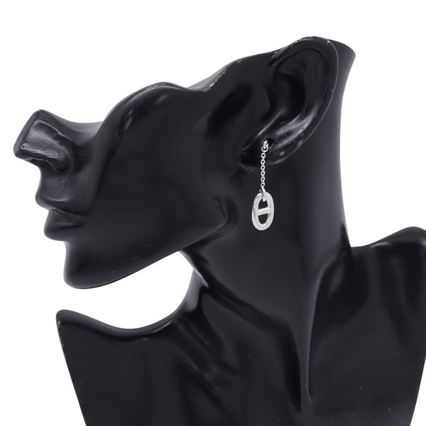 エルメス ピアス シェーヌダンクル ファランドール Earrings SV925シルバー HERMES ジュエリー イヤリング