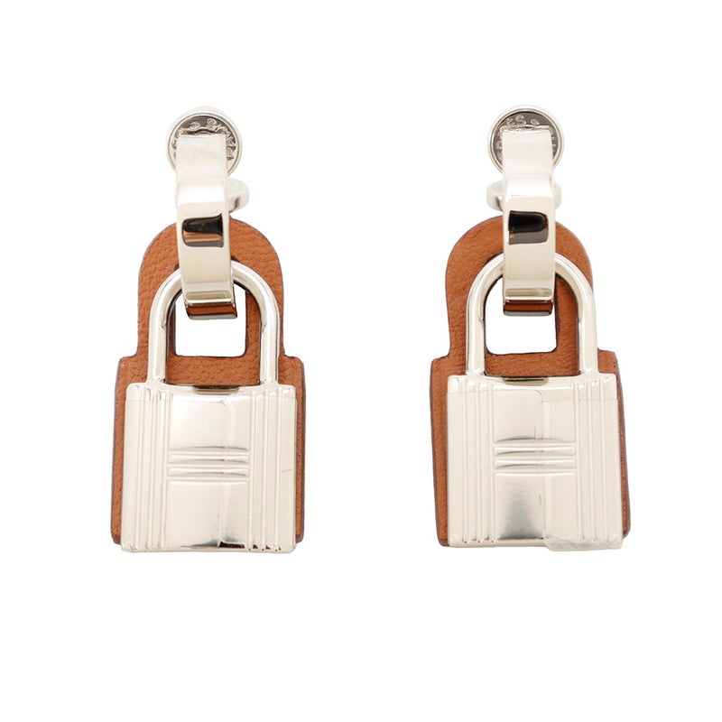 エルメス ピアス オーケリー O'Kelly ゴールド/シルバー金具 メタル/スイフト D刻印 HERMES アクセサリー