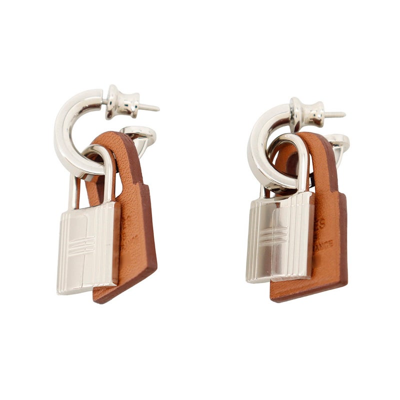 エルメス ピアス オーケリー O'Kelly ゴールド/シルバー金具 メタル/スイフト D刻印 HERMES アクセサリー
