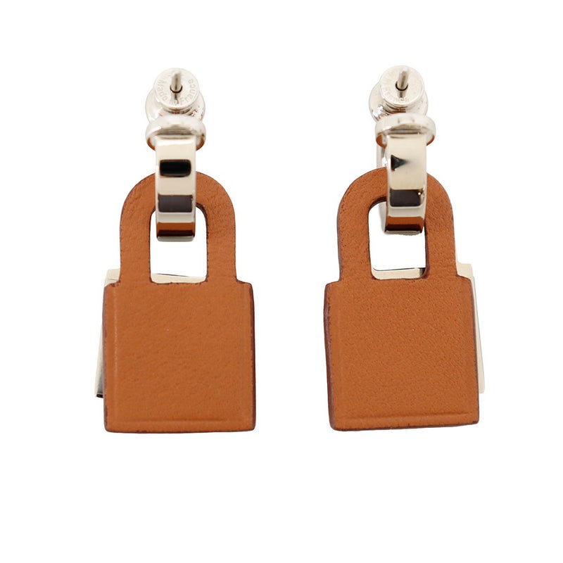 エルメス ピアス オーケリー O'Kelly ゴールド/シルバー金具 メタル/スイフト D刻印 HERMES アクセサリー