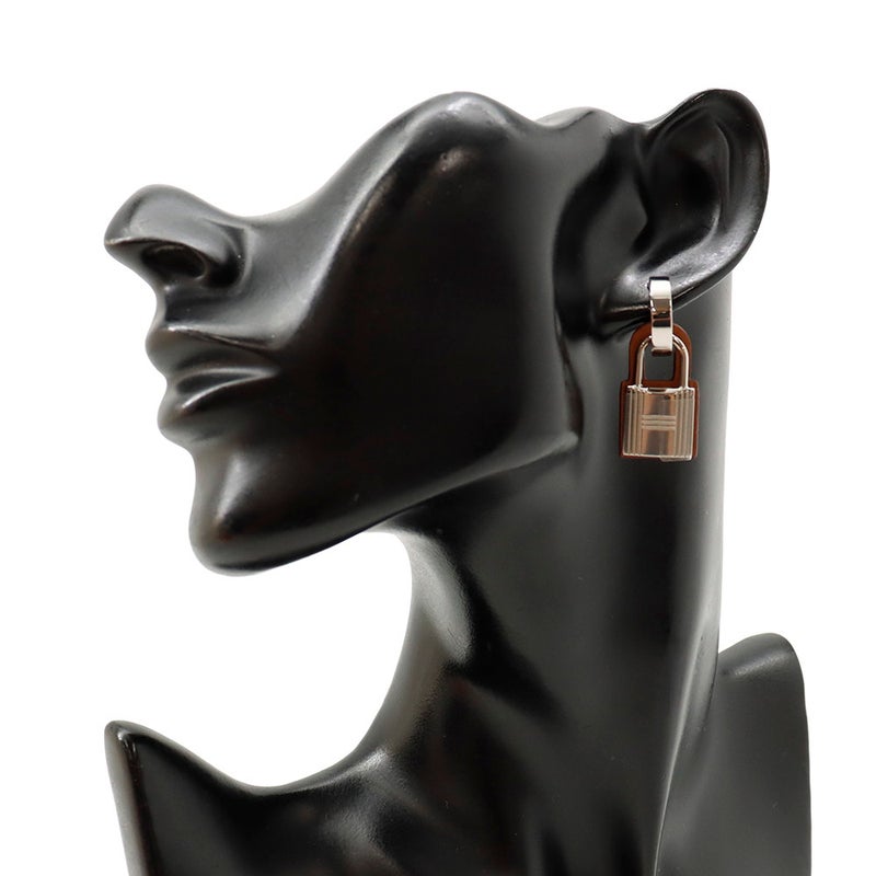 エルメス ピアス オーケリー O'Kelly ゴールド/シルバー金具 メタル/スイフト D刻印 HERMES アクセサリー