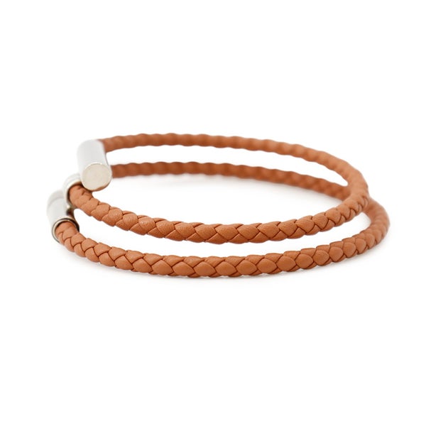 エルメス ブレスレット トゥルニ トレッセ ゴールド/シルバー金具 スイフト サイズT4 HERMES アクセサリー