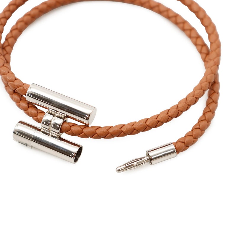 エルメス ブレスレット トゥルニ トレッセ ゴールド/シルバー金具 スイフト サイズT4 HERMES アクセサリー