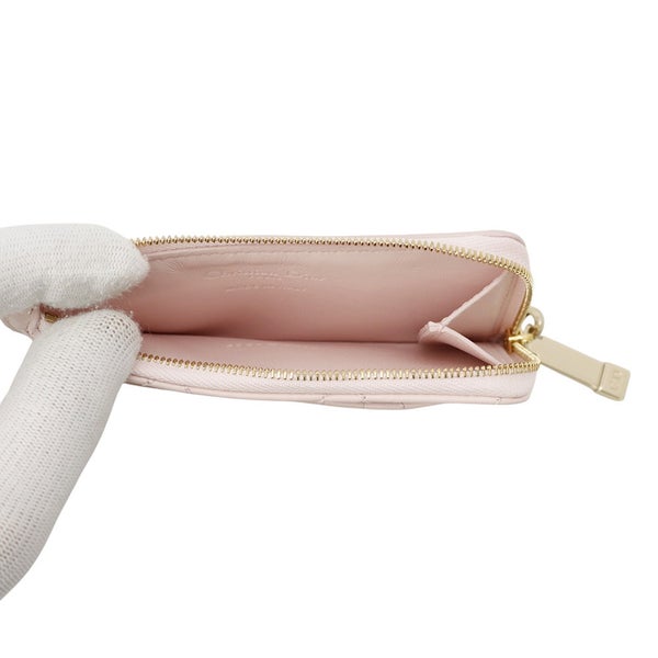 ディオール カードケース Dioramour Lady Dior Cosmos ジップ カードホルダー ハート カナージュ S0965ONHG