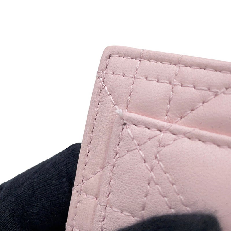 ディオール カードケース Dioramour Lady Dior Cosmos ジップ カードホルダー ハート カナージュ S0965ONHG