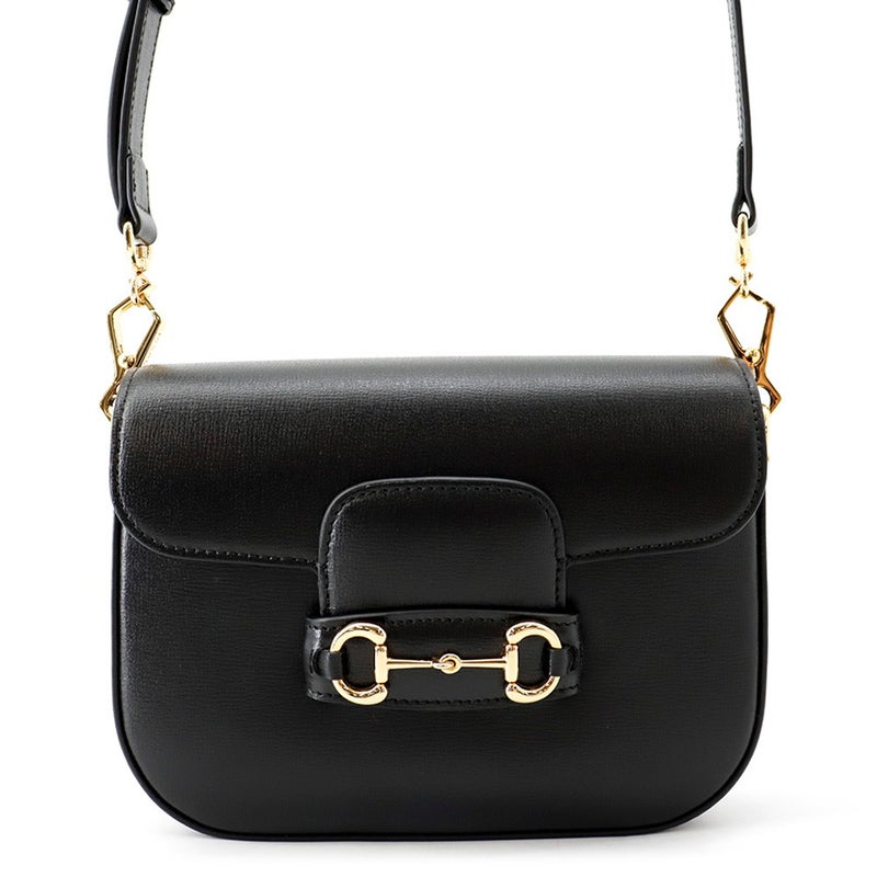 グッチ ショルダーバッグ ホースビット 1955  スモール レザー 658574 GUCCI バッグ 黒