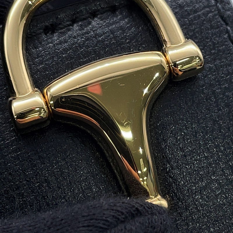 グッチ ショルダーバッグ ホースビット 1955  スモール レザー 658574 GUCCI バッグ 黒