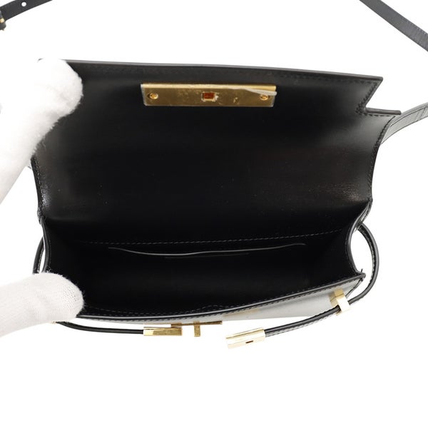 サンローランパリ ショルダーバッグ マンハッタン ミニ レザー 727766 SAINT LAURENT PARIS 黒