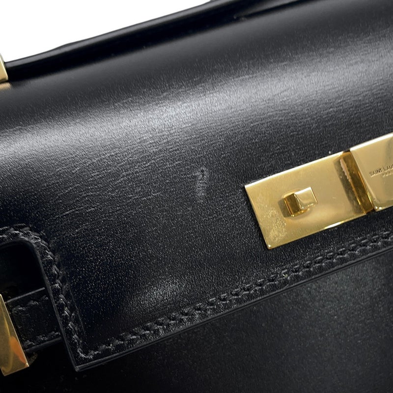 サンローランパリ ショルダーバッグ マンハッタン ミニ レザー 727766 SAINT LAURENT PARIS 黒