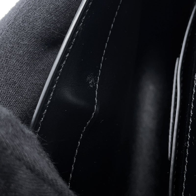 サンローランパリ ショルダーバッグ マンハッタン ミニ レザー 727766 SAINT LAURENT PARIS 黒