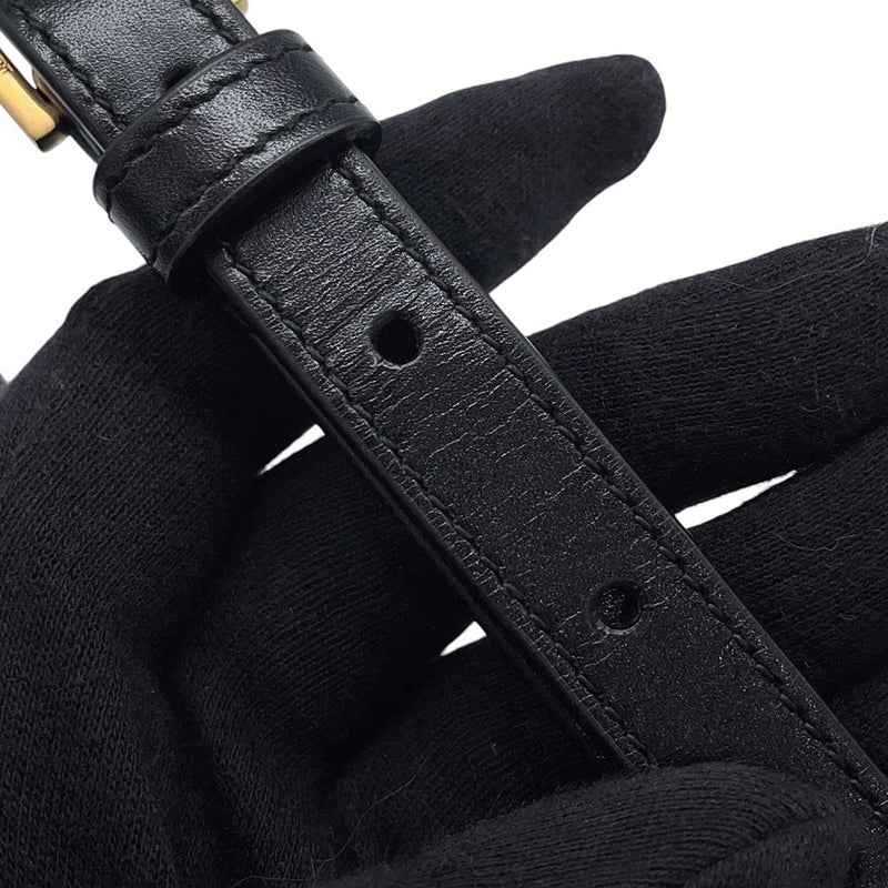 サンローランパリ ショルダーバッグ マンハッタン ミニ レザー 727766 SAINT LAURENT PARIS 黒