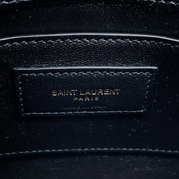 サンローランパリ ショルダーバッグ マンハッタン ミニ レザー 727766 SAINT LAURENT PARIS 黒