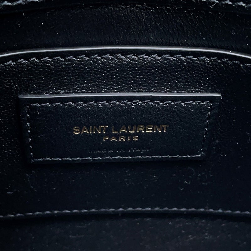 サンローランパリ ショルダーバッグ マンハッタン ミニ レザー 727766 SAINT LAURENT PARIS 黒
