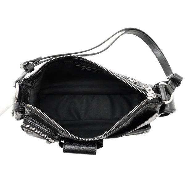バレンシアガ ショルダーバッグ スーパービジー スリング スモール アリーナラムスキン 802227 BALENCIAGA  バッグ 黒