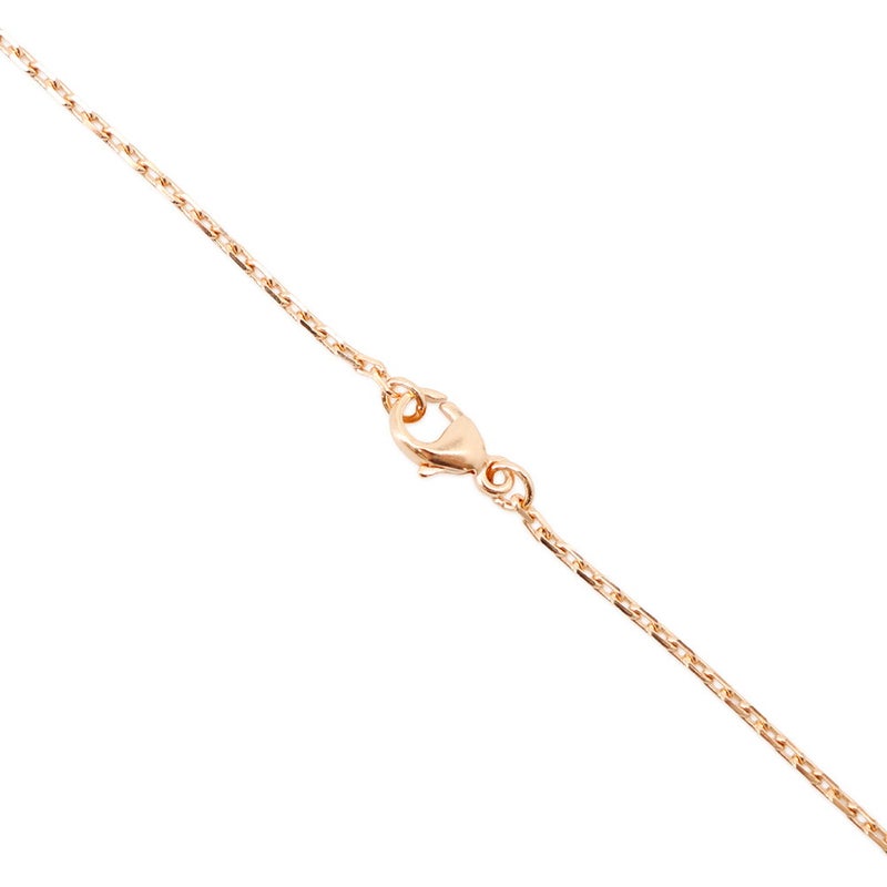 エルメス ネックレス ミニ・ポップアッシュ ホワイト/ピンクゴールド金具 HERMES アクセサリー ポップH
