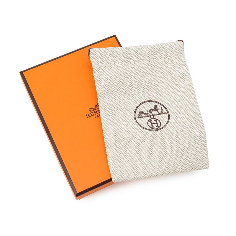 エルメス ネックレス ミニ・ポップアッシュ ホワイト/ピンクゴールド金具 HERMES アクセサリー ポップH