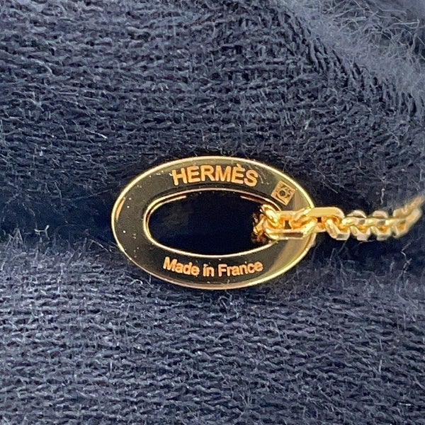 エルメス ネックレス ミニ・ポップアッシュ ニューゴールド/ゴールド金具 HERMES アクセサリー ポップH