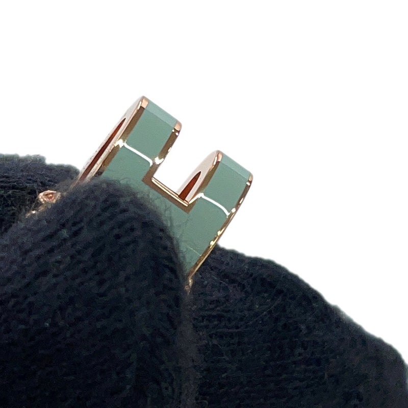 エルメス ネックレス ミニ・ポップアッシュ ヴェールペパーミント/ピンクゴールド金具 HERMES アクセサリー ポップH