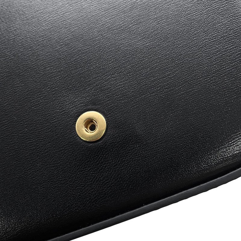 セリーヌ ショルダーバッグ トリオンフ ミニ クロード シャイニーカーフレザー 10I513 CELINE ミニバッグ 黒