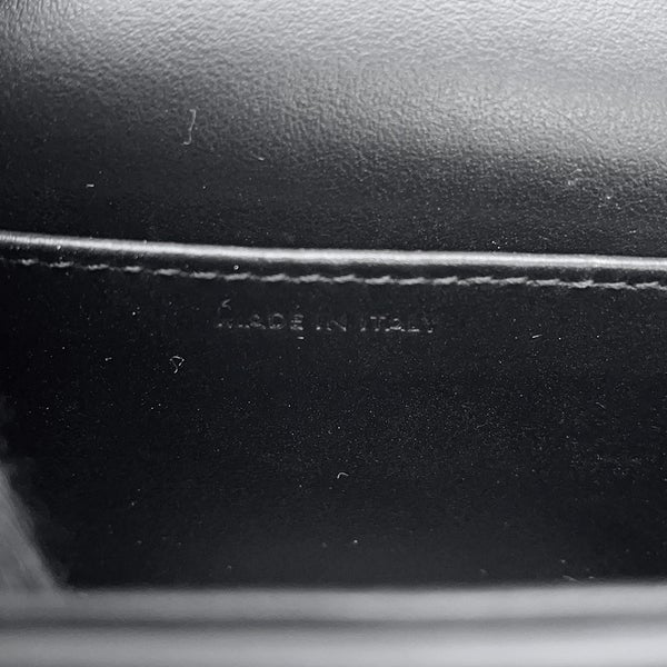セリーヌ ショルダーバッグ トリオンフ ミニ クロード シャイニーカーフレザー 10I513 CELINE ミニバッグ 黒