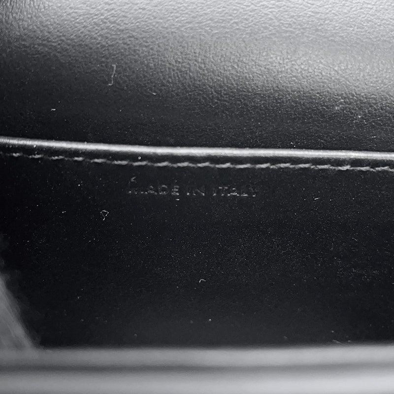 セリーヌ ショルダーバッグ トリオンフ ミニ クロード シャイニーカーフレザー 10I513 CELINE ミニバッグ 黒