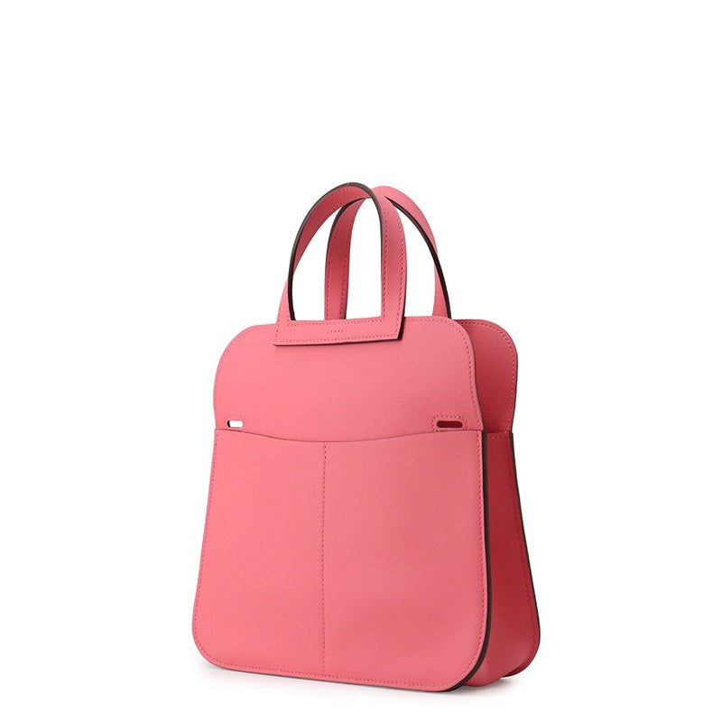 エルメス ハンドバッグ アルザン ミニ ローズアザレ/シルバー金具 スイフト K刻印 HERMES 2wayショルダー