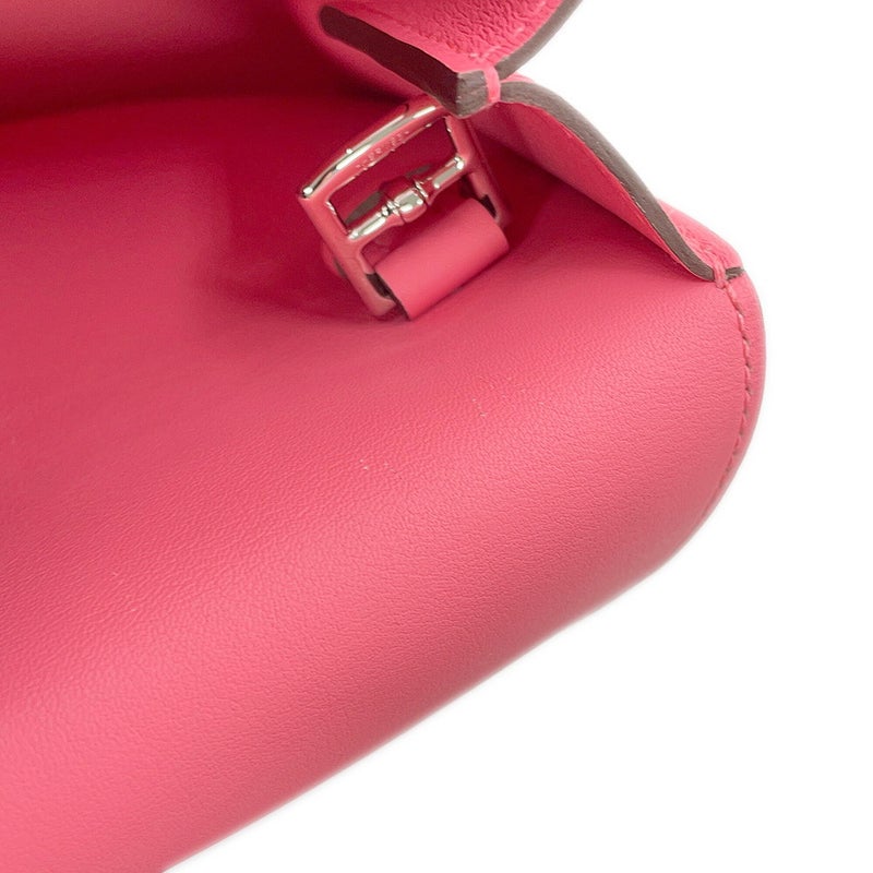 エルメス ハンドバッグ アルザン ミニ ローズアザレ/シルバー金具 スイフト K刻印 HERMES 2wayショルダー