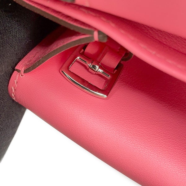 エルメス ハンドバッグ アルザン ミニ ローズアザレ/シルバー金具 スイフト K刻印 HERMES 2wayショルダー