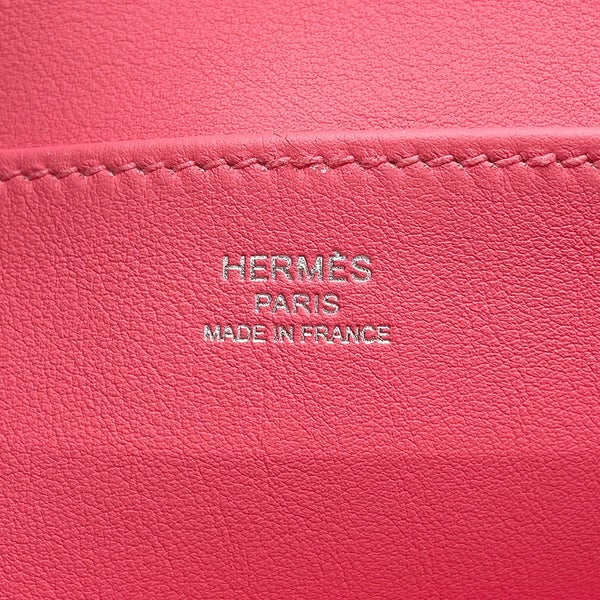 エルメス ハンドバッグ アルザン ミニ ローズアザレ/シルバー金具 スイフト K刻印 HERMES 2wayショルダー
