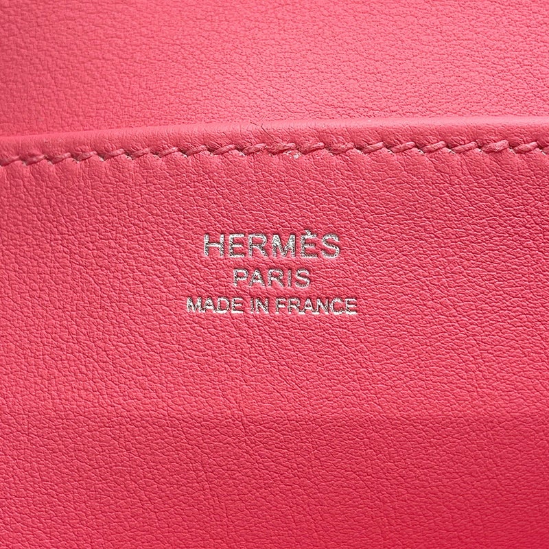 エルメス ハンドバッグ アルザン ミニ ローズアザレ/シルバー金具 スイフト K刻印 HERMES 2wayショルダー