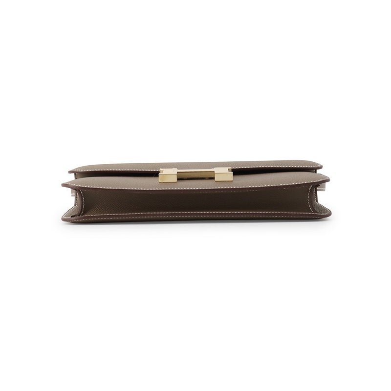 エルメス ショルダーバッグ コンスタンス24 エトゥープ/ゴールド金具 エプソン K刻印 HERMES Constance