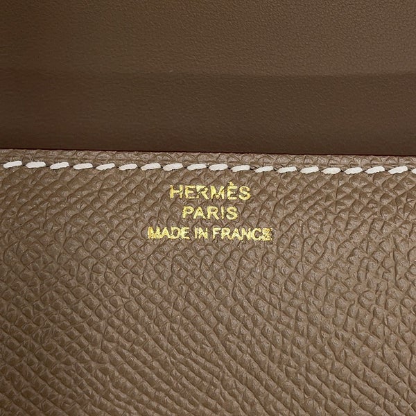 エルメス ショルダーバッグ コンスタンス24 エトゥープ/ゴールド金具 エプソン K刻印 HERMES Constance