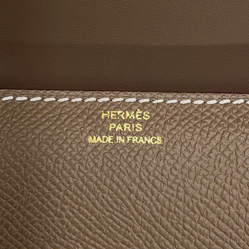 エルメス ショルダーバッグ コンスタンス24 エトゥープ/ゴールド金具 エプソン K刻印 HERMES Constance