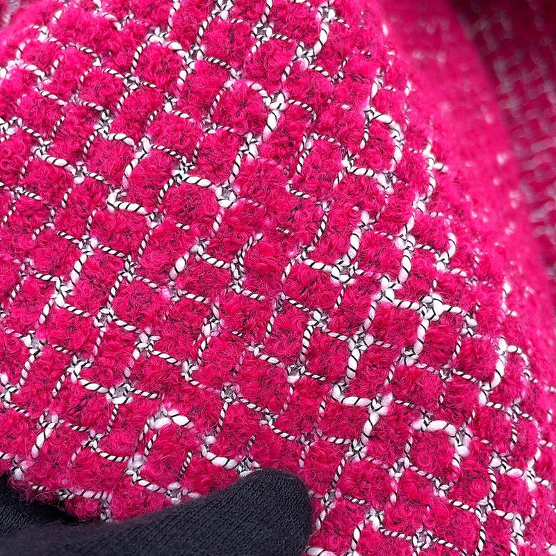 シャネル スカート ココマーク ツイード レディースサイズ38 CHANEL 白