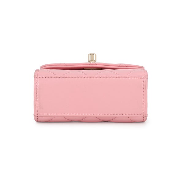 シャネル チェーンウォレット マトラッセ ココマーク トレンディCC ラムスキン A81633 CHANEL
