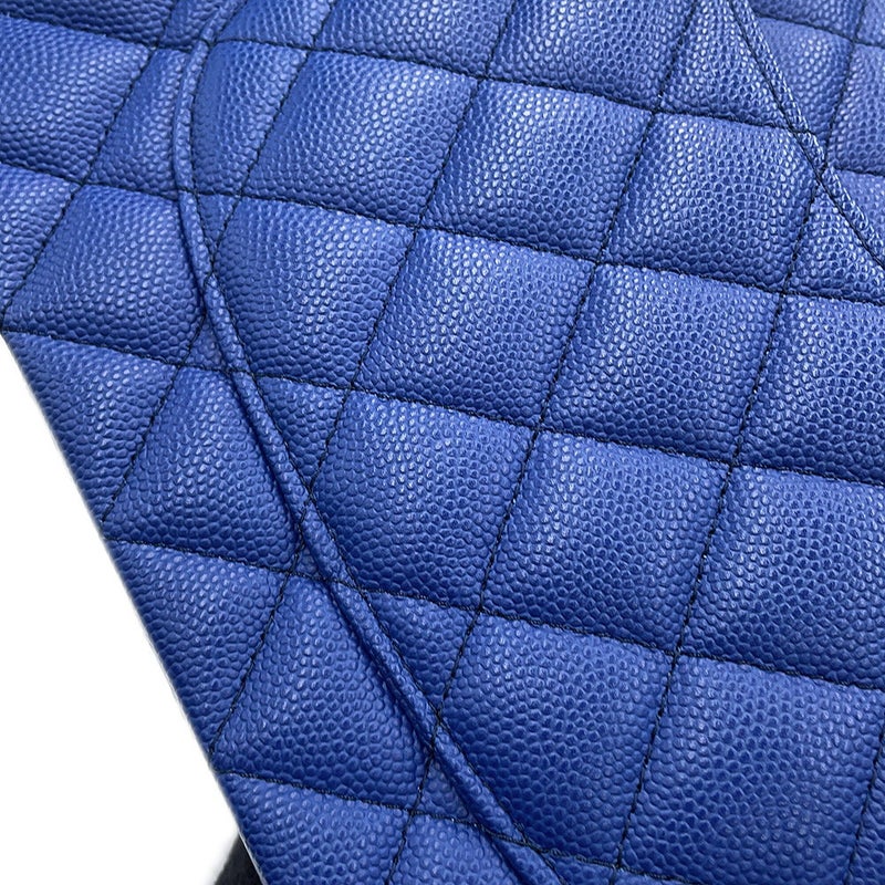 シャネル チェーンショルダーバッグ マトラッセ25 ココマーク ダブルチェーン キャビアスキン A01112 CHANEL