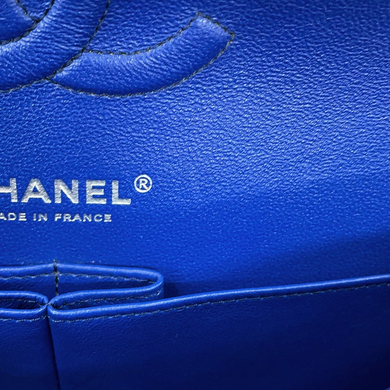 シャネル チェーンショルダーバッグ マトラッセ25 ココマーク ダブルチェーン キャビアスキン A01112 CHANEL