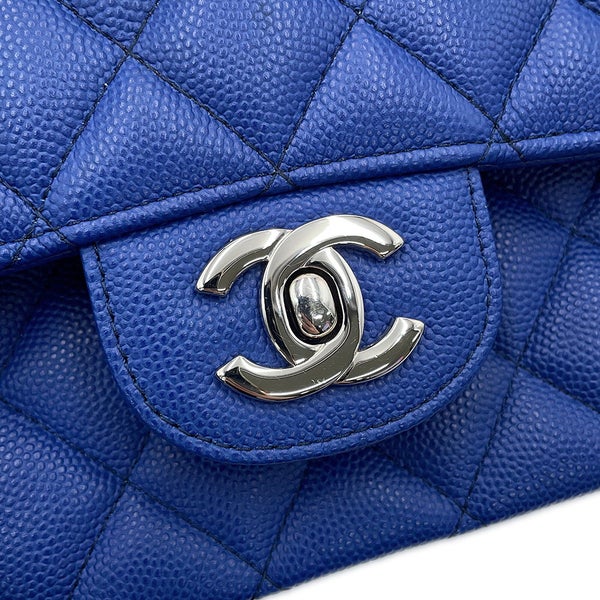 シャネル チェーンショルダーバッグ マトラッセ25 ココマーク ダブルチェーン キャビアスキン A01112 CHANEL