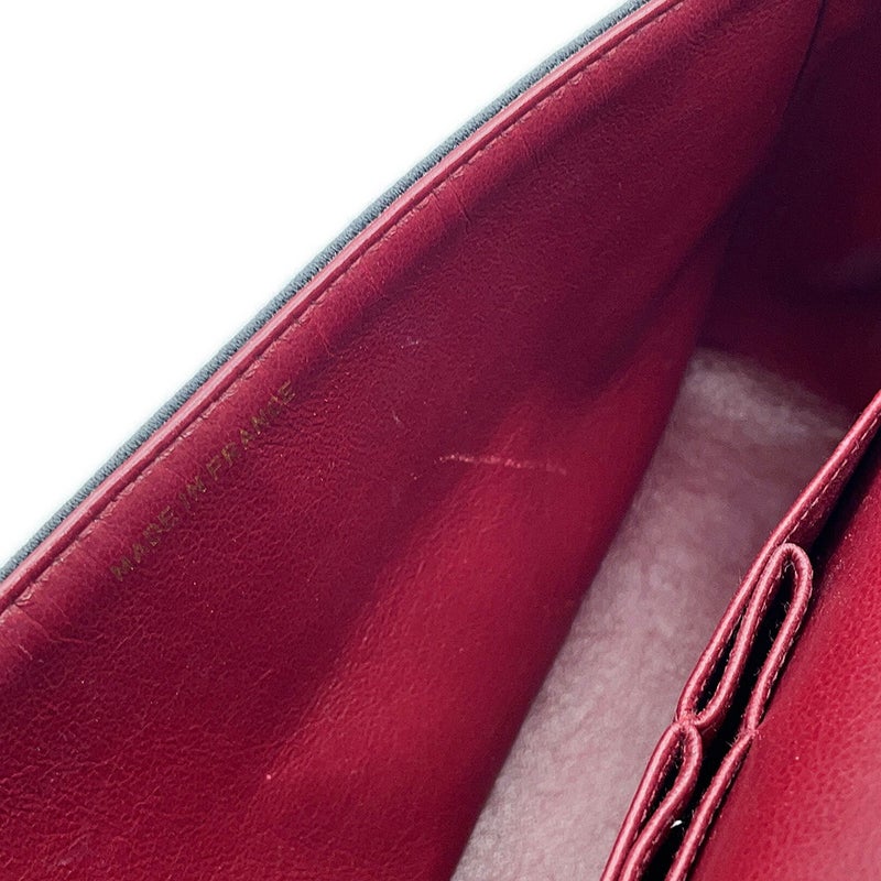 シャネル チェーンショルダーバッグ マトラッセ25 ココマーク コットンジャージー ダブルチェーン A01112 CHANEL 黒